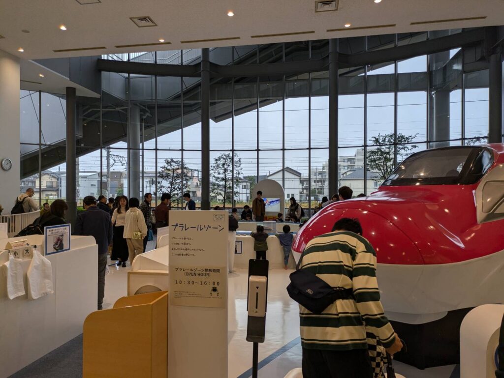 鉄道博物館キッズプラザの様子